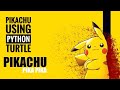 Python Pokemon | Pikachu Using Python | Easy python turtle projects #shorts #Shorts #youtubeshorts