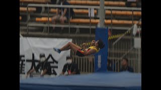 【4K スローモーション】女子棒高跳　古林愛理     園田学園女子大