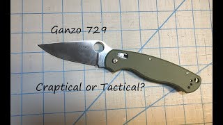 Tactical or Craptical:  The Ganzo 729 Firebird