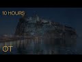 Thunderstorm at Aragonese Castle | Heavy Rain & Distant Rolling Thunder | Relax | Study | Sleep