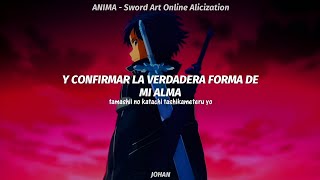 Sword Art Online Alicization War of Underworld Opening 2 Full || ANIMA - ReoNa || AMV sub español