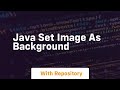 java set image as background