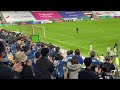 徳島ゴール裏　試合後の様子