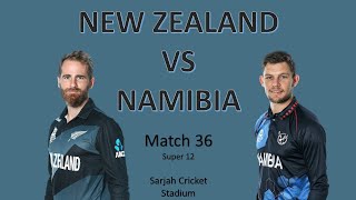 T20 World Cup 2021 | Match 36 | New Zealand vs Namibia