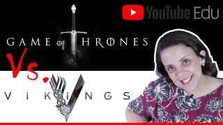 Game of Thrones vs Vikings - Séries para aprender inglês