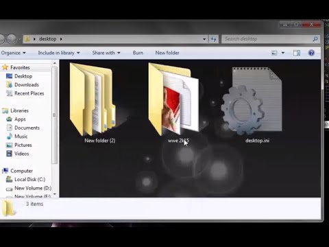 how to change folder's background how to change folder's background