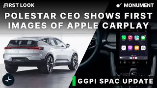 Polestar CEO Shows First Images of Apple Car Play!