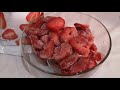 frozen strawberries on a cake maganda ba or hindi