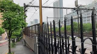 【電車のある風景】水道橋から御茶ノ水へ向かう総武線