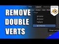 Remove Double and Overlapping Vertices in Blender (Merge by Distance) Micro Tip