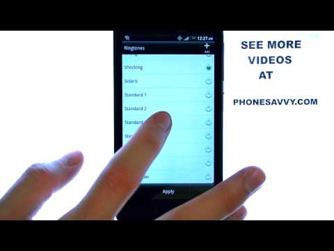 How do I change my ringtone on my HTC?