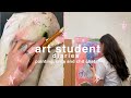 art student diaries 🎀🌷| ual, central saint martins, painting, art school