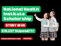 NHIR Masters Studentship | Fully Funded Scholarship in UK | Apply Now | Study in UK