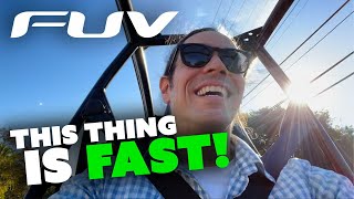 FUV Faster Than a Polaris? First FUV Arcimoto EV Test Drive! (Ride Only) #FUV #EV #TSLA