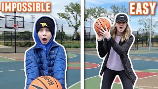 Easy to Impossible Basketball Challenge