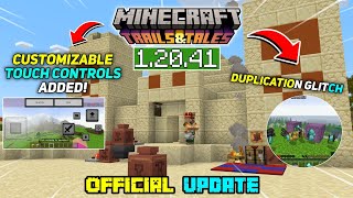 Minecraft Pe 1.20.40 Official Version Released | Minecraft 1.20.30 Customizable Touch Control Added!