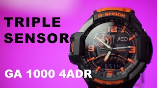 Review & Cara Setting Casio G SHOCK GA 1000 4ADR - GALERY JAM TANGAN