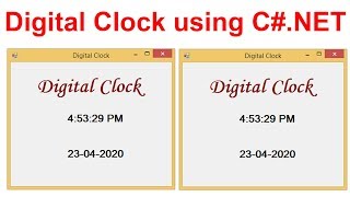 Digital Clock using C#.Net