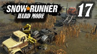 SnowRunner - Hard Mode - Saving Stuck Trucks - Episode 17