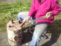 sharpening peening a scythe