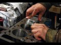 Как установить поршень в блок how to install the piston into the block