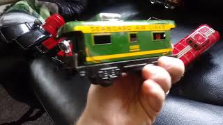 Rare and unusual Marx train cars found at a antique show