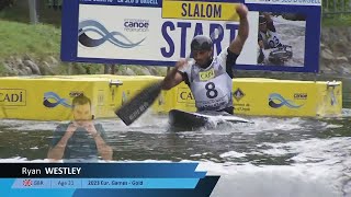 Ryan Westley, Great Britain - Canoe Final / 2024 ICF Canoe Slalom World Cup La Seu Spain