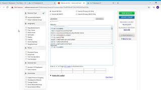 ReferenceUSA Advanced Search