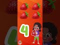 Learn the number 4! Count 4 strawberries and enjoy the number adventure! #KidsLearning #Fruits