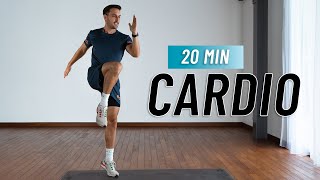 20 Min BEGINNER CARDIO Workout For Fat Burn (No Equipment, At Home)