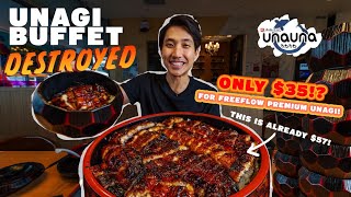 UNAGI BUFFET CHALLENGE: $35 for All-You-Can-Eat Premium Unagi! | BEST FREE FLOW UNAGI BUFFET EVER!