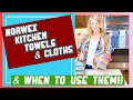 Norwex Kitchen Towel, Kitchen Cloth, and Counter Cloth Uses and Differences