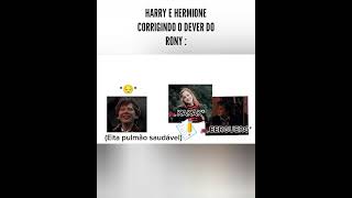 #harrypotter e #hermionegranger corrigindo o dever do #ronweasley✨ #potterhead