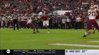 Seminole Moment: Jammie Robinson’s Spectacular Tackle vs. Miami (2022)