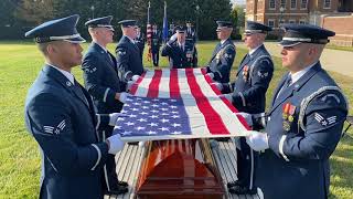 Usaf Honor Guard 20 Person Active Duty Casket Sequence