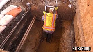 Archaeology Update - Parallel Foundation in Excavation Unit #1