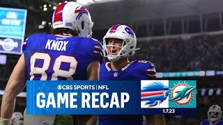 Bills STIFLE Dolphins' late drive, CLINCH AFC East for 4th STRAIGHT Season | Game Recap | CBS Sports