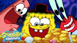 SpongeBob's BIGGEST Treasure Hunts Ever! 🏴‍☠️ | 40 Minute Compilation | SpongeBob