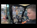 liebherr a918compact erdsauger test mobilbaggerfahrer hamburg gopro cabview