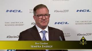 Sempra Energy, Ben Gordon is a Stevie® Award Winner in The 2019 American Business Awards®