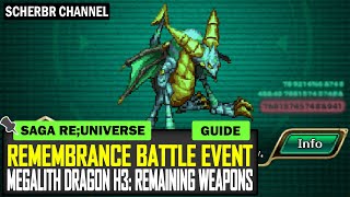 Remembrance Battle: Megalith Dragon H3 Vs All Remaining Weapons - Romancing SaGa