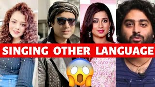 Indian Singer's Other LANGUAGE Singing||Jubin|| Real Voice Of Singers ||jss||Jssvines