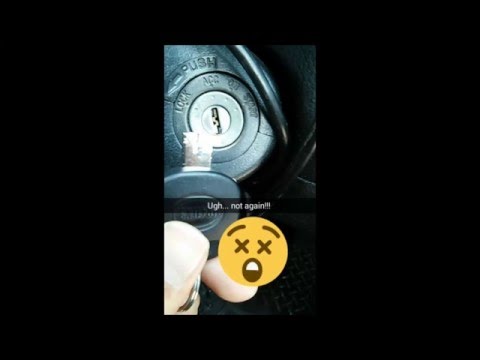 How do you get a broken key out of an ignition switch?