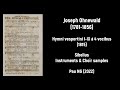 [Sheet music] Joseph Ohnewald (1781-1856) - Hymni vespertini I-IX à 4 vocibus (1815)