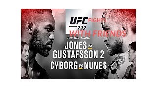 UFC 232 Jon Jones vs Alexander Gustafsson Live Stream Reaction Cyborg vs Nunes and more!