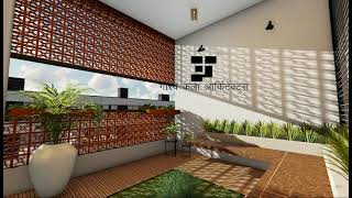 Terracotta Screen | Balcony Design | Balcony Tour