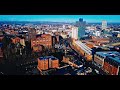 4k drone winter morning leicester