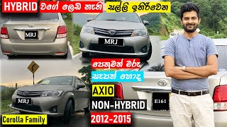 Toyota AXIO Non Hybrid, 2012-2015 Review (Sinhala) Buy & Save money and invest it for other, By MRJ