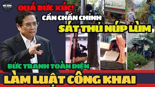 BỨC XÚC NHẤT LÀ NÚP LÙM RÌNH RẬP, CSGT LÀM LUẬT TRẮNG TRỢN GIỮA THANH THIÊN BẠCH NHẬT