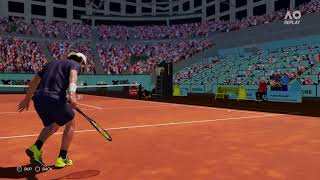C. Alcaraz vs T. Seyboth Wild [Madrid 24]| Round 3 | AO Tennis 2 Gameplay #aotennis2 #AO2